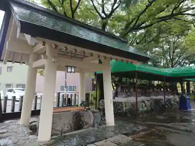 神明社（城屋敷神明社）の手水舎