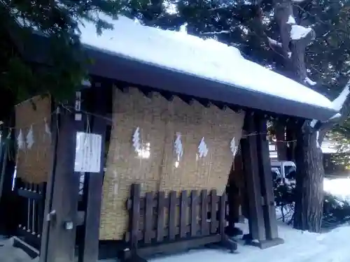 琴似神社の手水