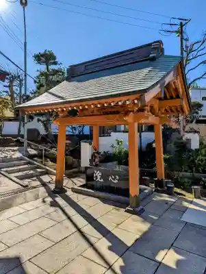 清涼寺の手水舎