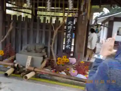 北野天満宮の手水舎