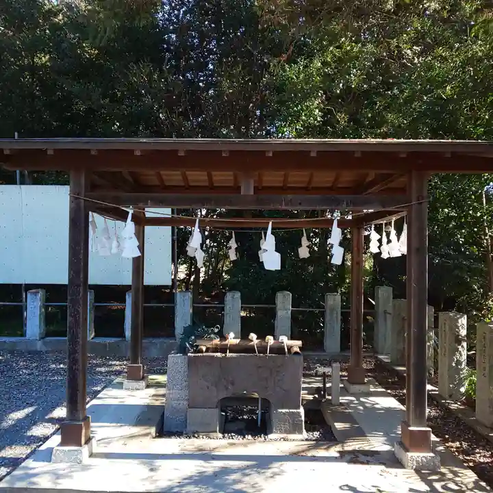 佐野赤城神社の手水舎