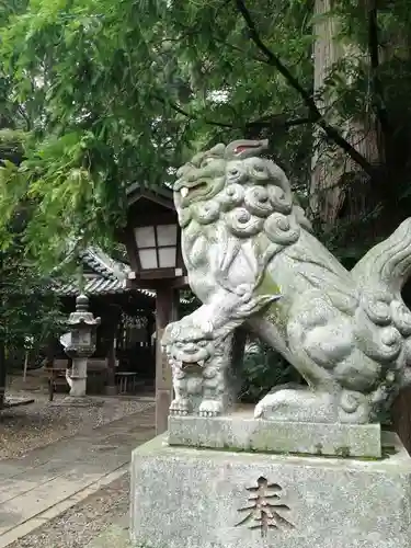 岩槻久伊豆神社の狛犬