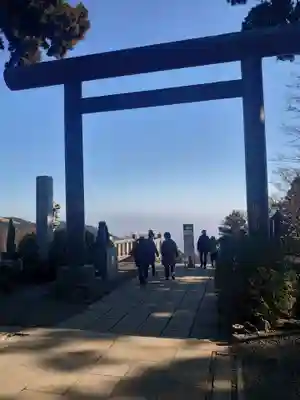 大山阿夫利神社の鳥居