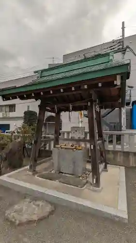 子安八幡神社(北糀谷)の手水舎