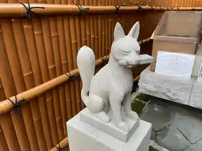 代沢稲荷の狛犬