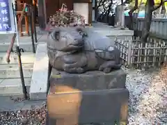 牛天神北野神社の狛犬