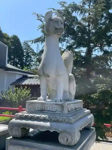 鏡山稲荷神社の狛犬