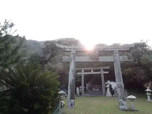 天神多久頭魂神社の鳥居