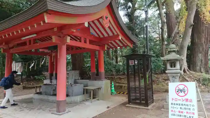 鹿島神宮の手水舎