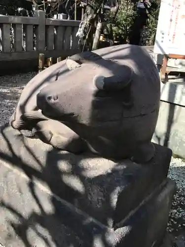 牛天神北野神社の狛犬