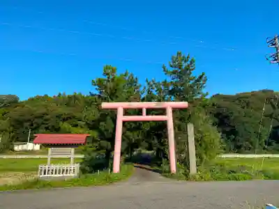小物忌神社の鳥居