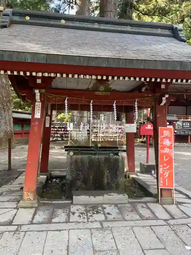 日光二荒山神社の手水舎