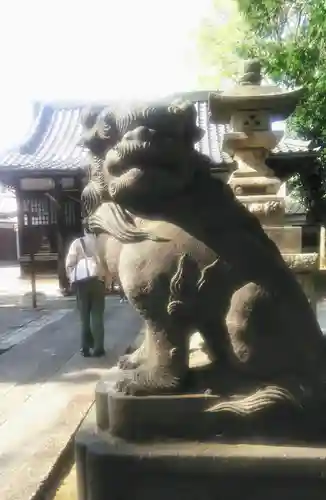 中村八幡神社の狛犬