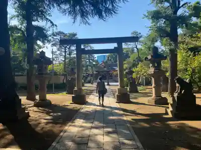 品川神社の鳥居