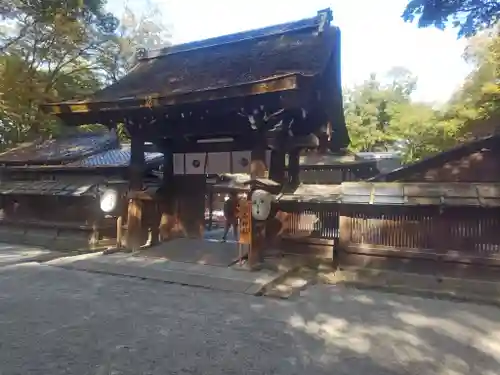 河合神社（鴨川合坐小社宅神社）の山門・神門