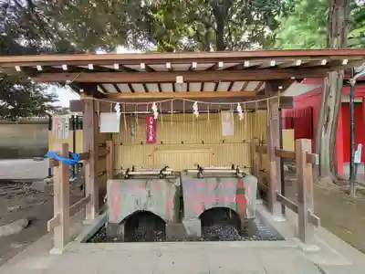 駒込富士神社の手水舎