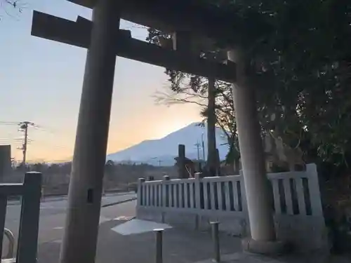 富士山東口本宮 冨士浅間神社の鳥居