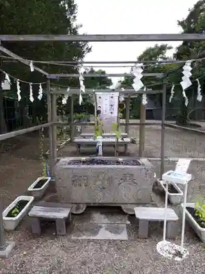 二柱神社の手水舎