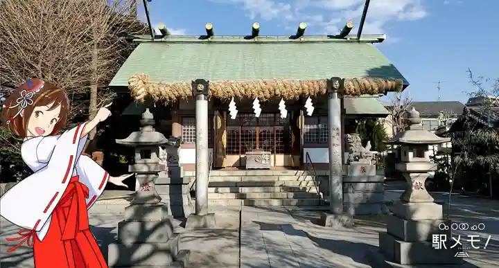 奥戸天祖神社の本殿・本堂