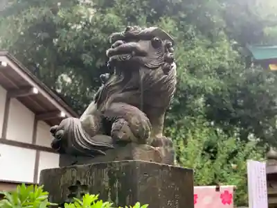 多摩川浅間神社の狛犬