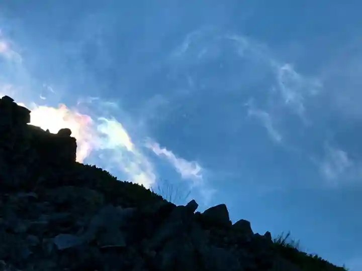雄山神社峰本社の景色