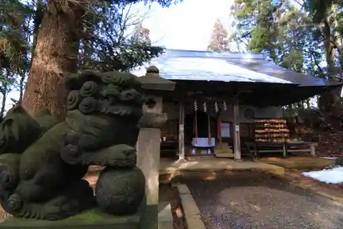 一箕山八幡神社の狛犬