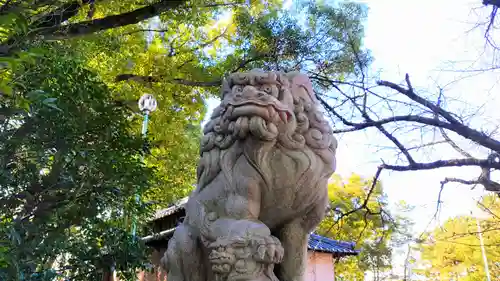 中山神明社の狛犬