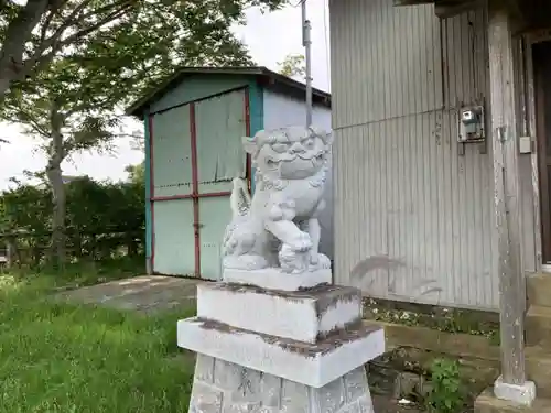 本織神社の狛犬