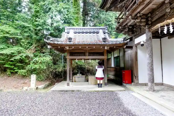 柏木神社の手水舎