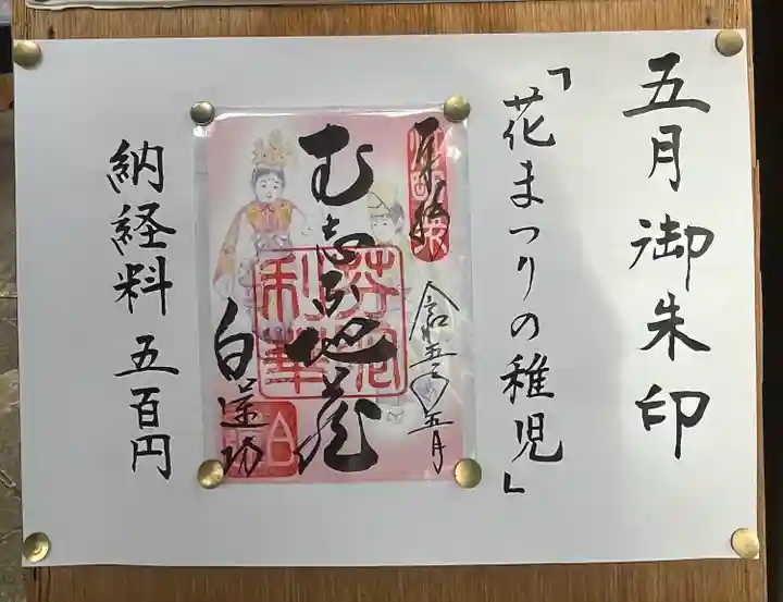 白蓮坊の御朱印