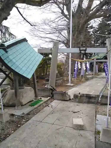 鹿島御子神社の手水