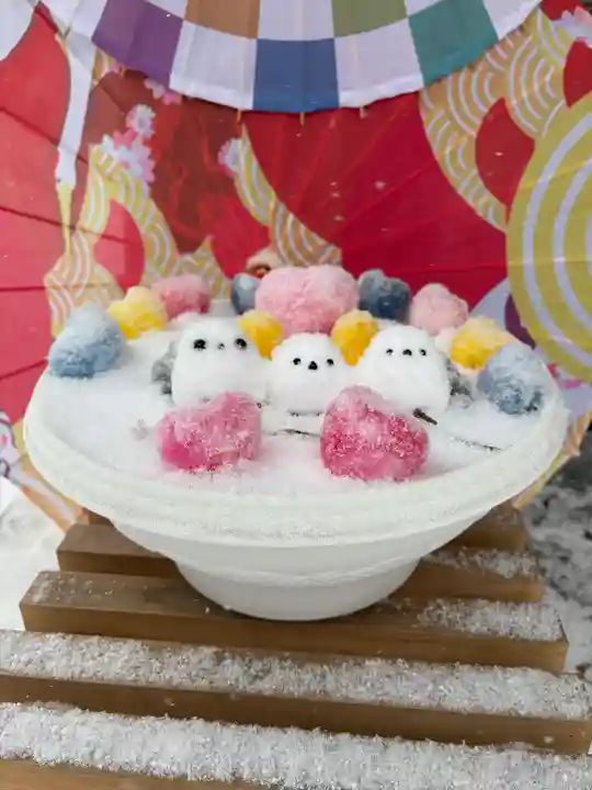 札幌諏訪神社の像