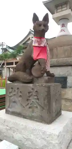 東京羽田 穴守稲荷神社の狛犬