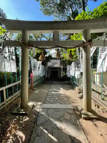 八百富神社の鳥居