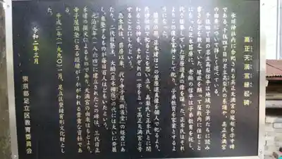 千住氷川神社の歴史