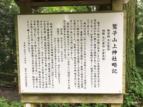 鷲子山上神社の歴史