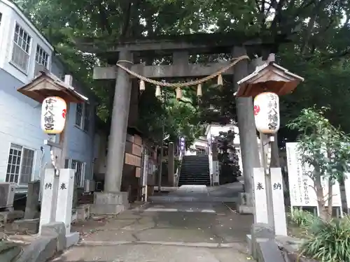 中村八幡宮の鳥居