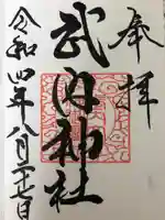 武内神社の御朱印