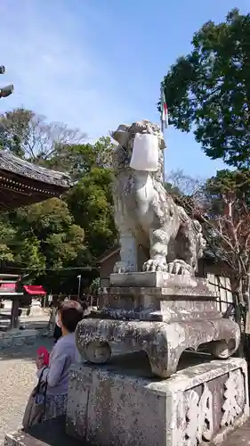 牟呂八幡宮の狛犬