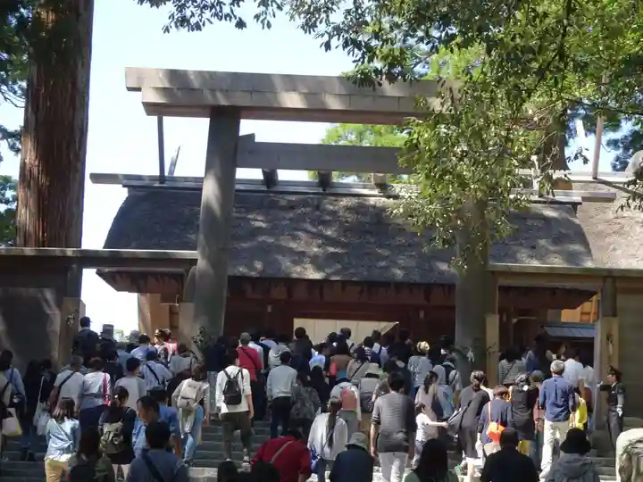 伊勢神宮内宮(皇大神宮)の鳥居