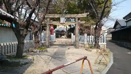 長洲天満宮の鳥居