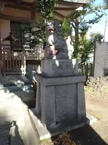 戸部杉山神社の狛犬