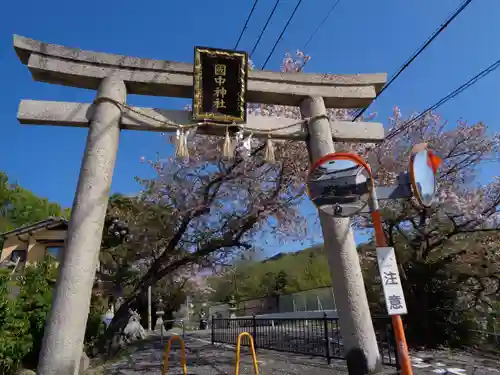 国中神社の鳥居