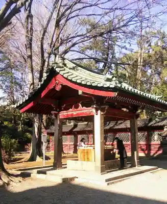 根津神社の手水舎