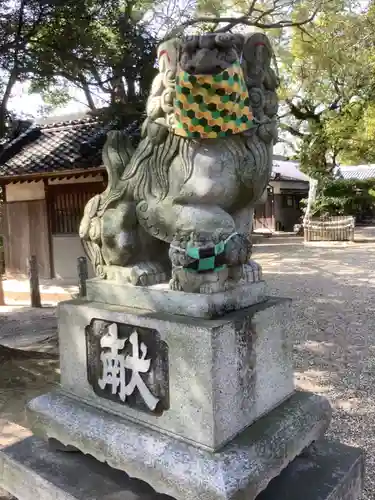 小垣江神明神社の狛犬