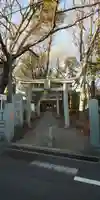自由が丘熊野神社の鳥居