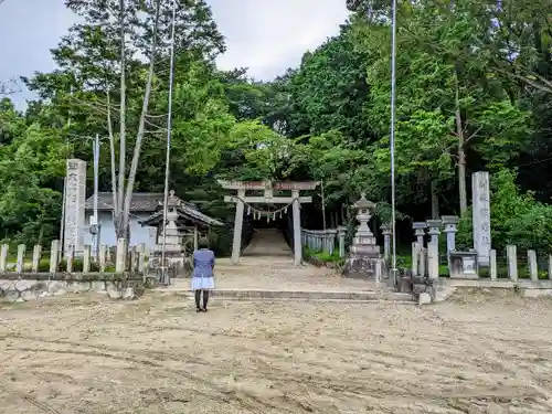 熊野社の鳥居