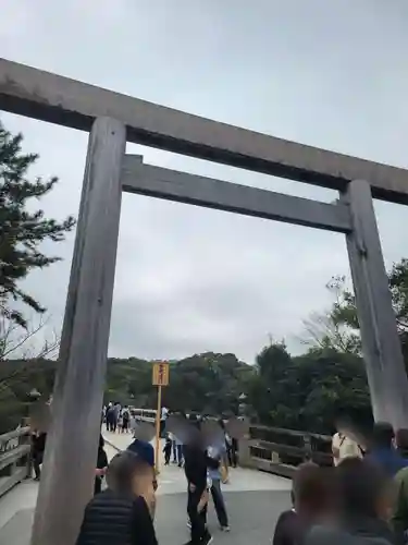 伊勢神宮内宮（皇大神宮）の鳥居