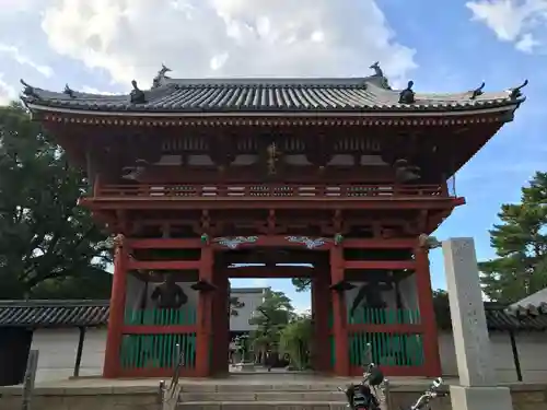 葛井寺の山門