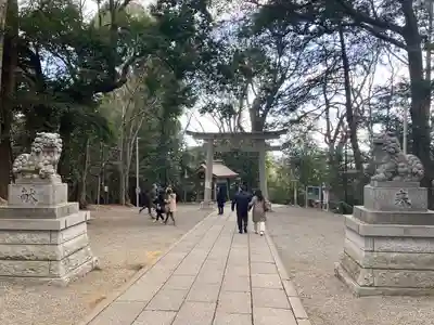 谷保天満宮の狛犬